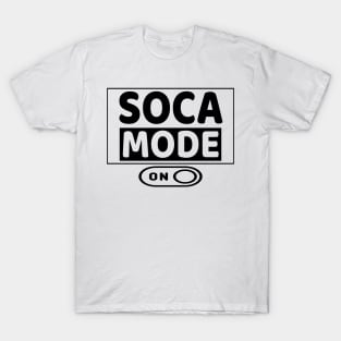 Soca Mode Brand Logo in Black Print - Soca Mode T-Shirt